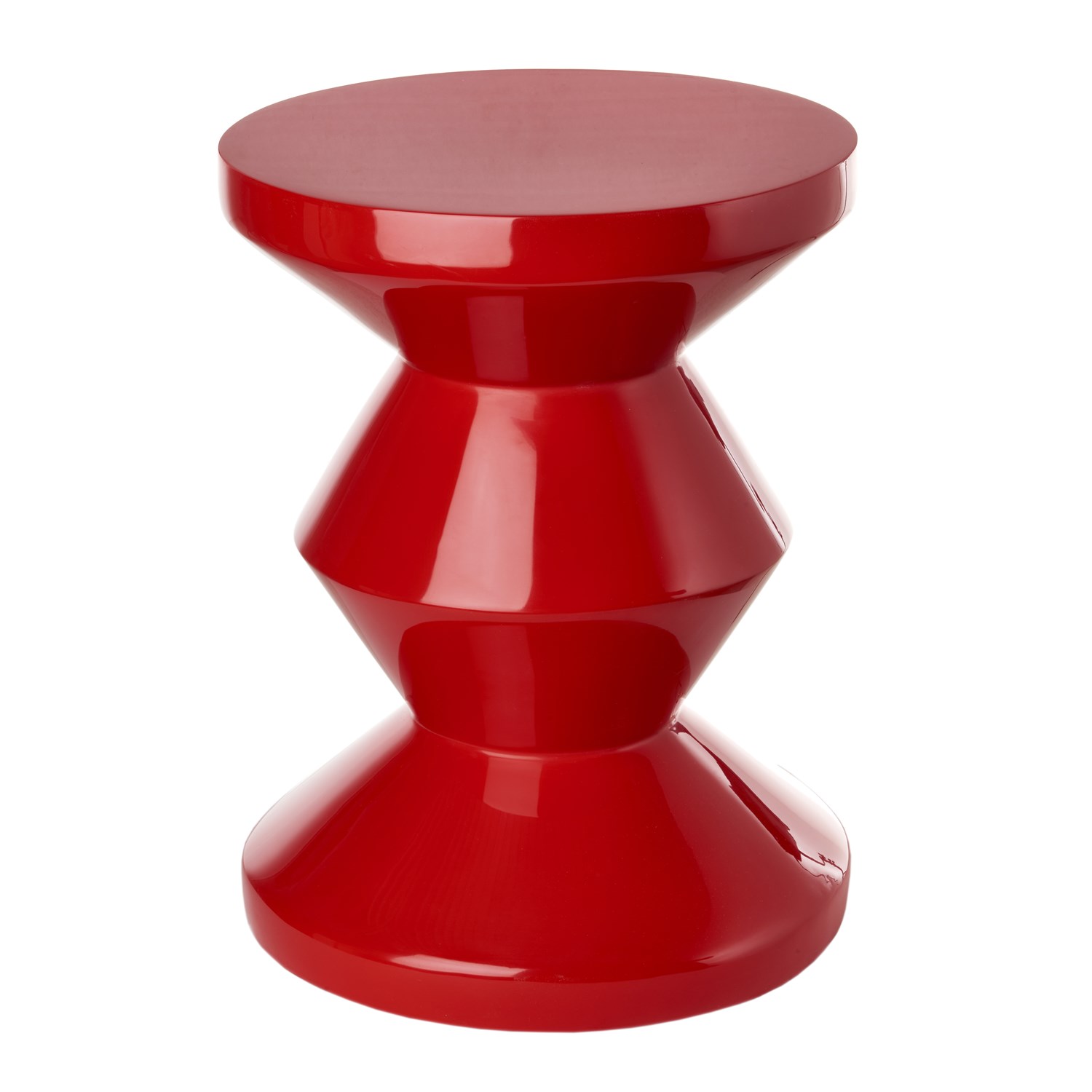 Приставной столик Pols Potten Zig Zag red