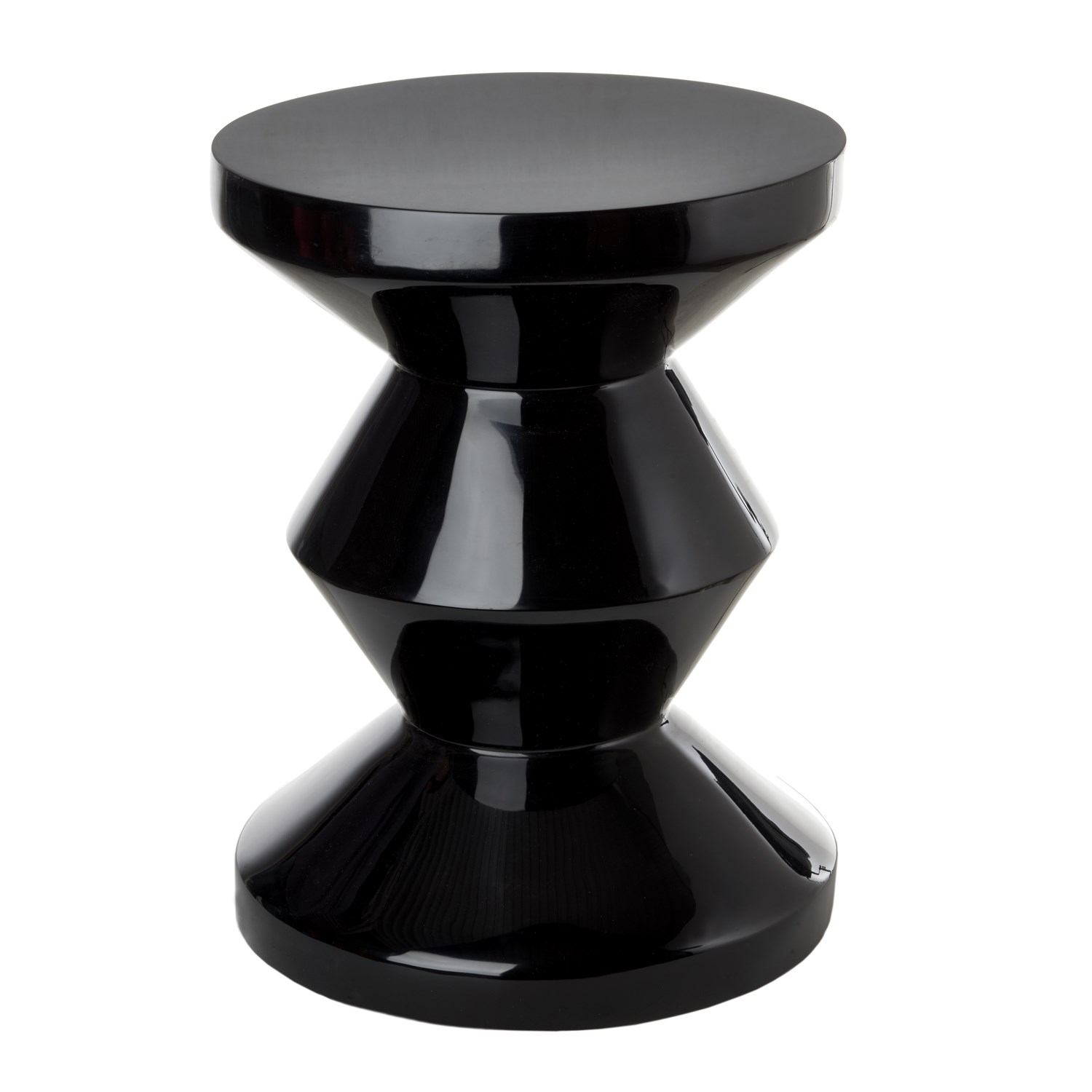 Приставной столик Pols Potten Zig Zag black
