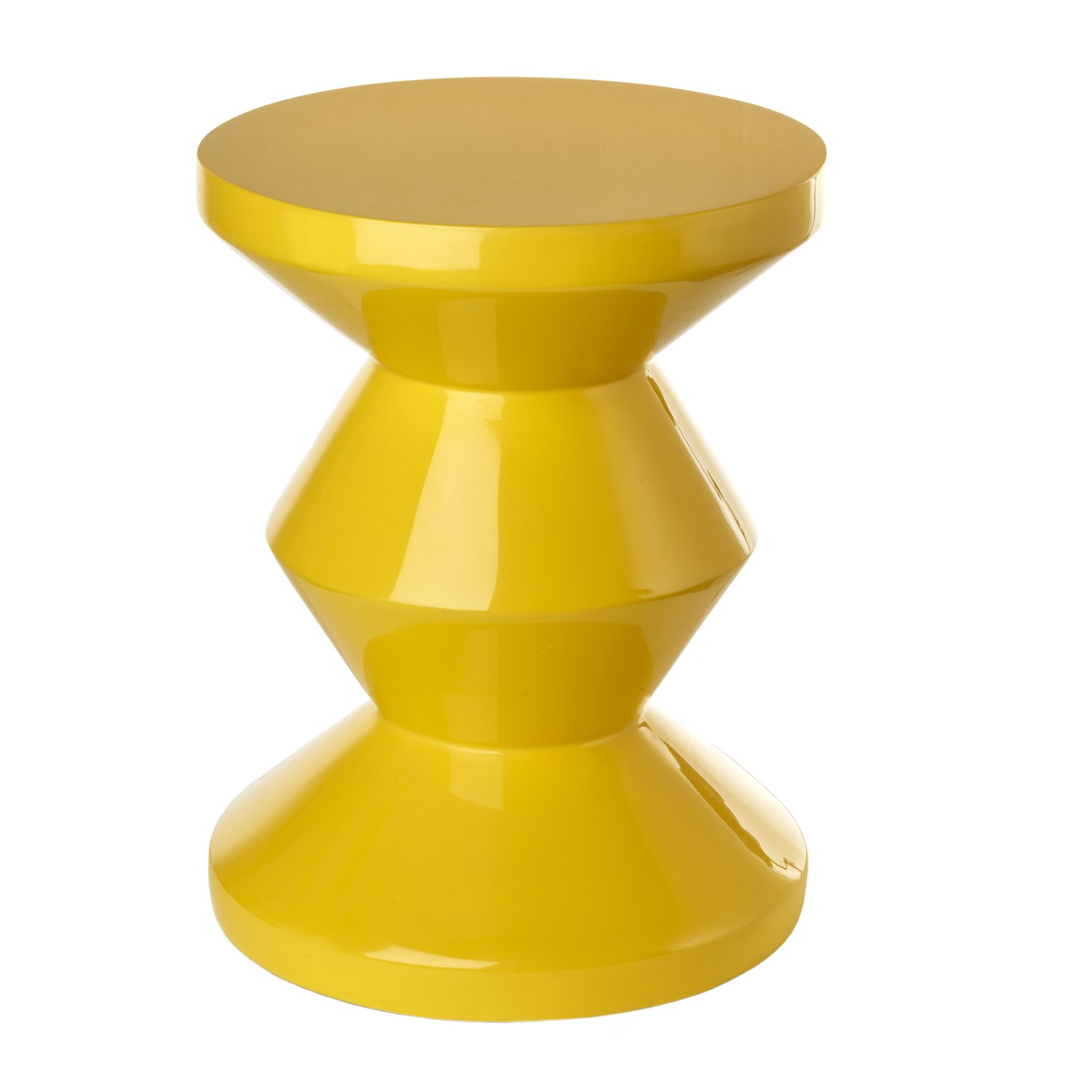 Приставной столик Pols Potten Zig Zag yellow