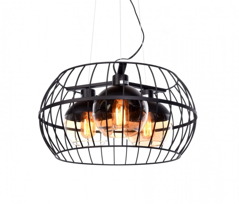 LDP 11765-3 BK Подвесная люстра Lumina Deco Optis