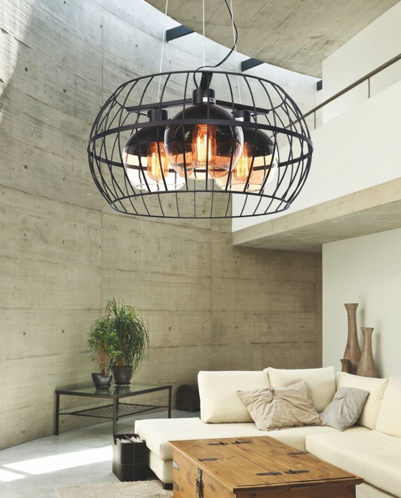 LDP 11765-3 BK Подвесная люстра Lumina Deco Optis