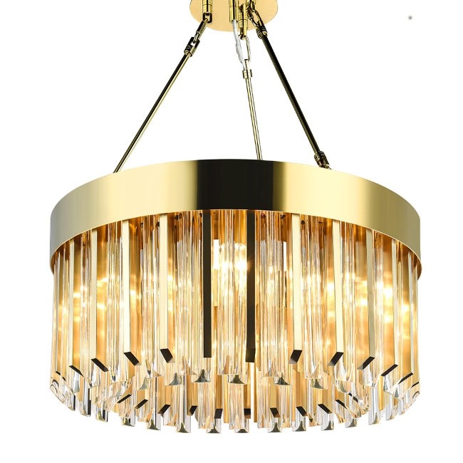 Люстра подвесная Lumien Hall KARRE LH3056/9P-GDCG