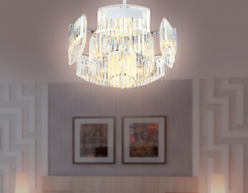 Потолочная люстра Ambrella light TR5092/10 CH/CL