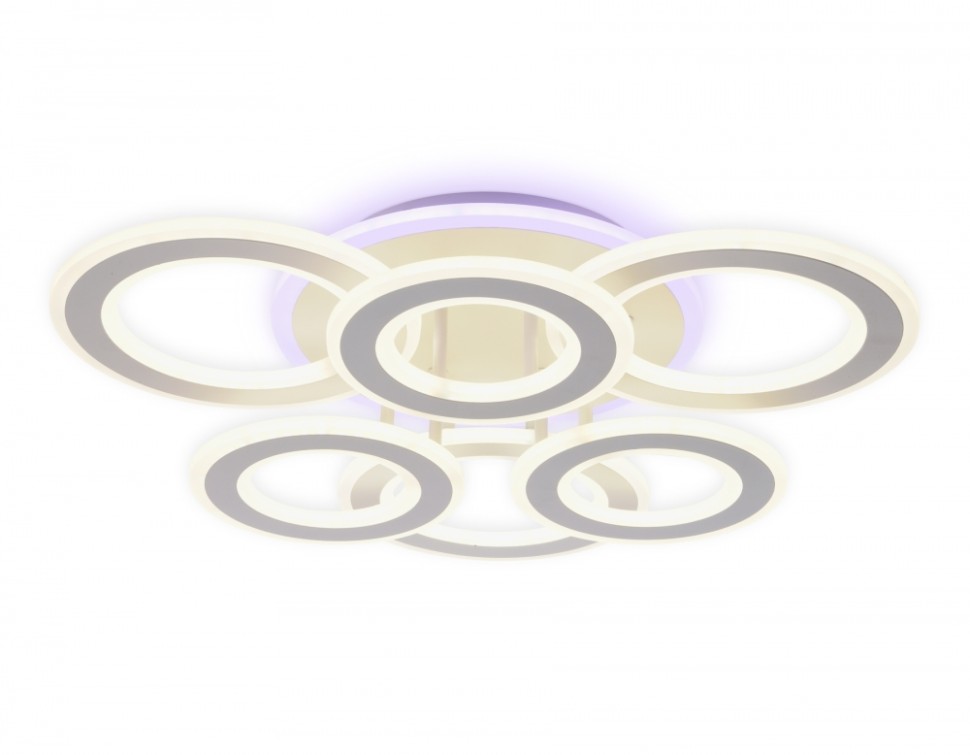 Потолочная диммируемая люстра с пультом ДУ Ambrella light FA8805 WH