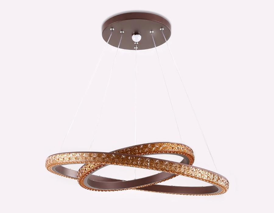 Подвесная светодиодная люстра с ПДУ Ambrella light Crystal FF11