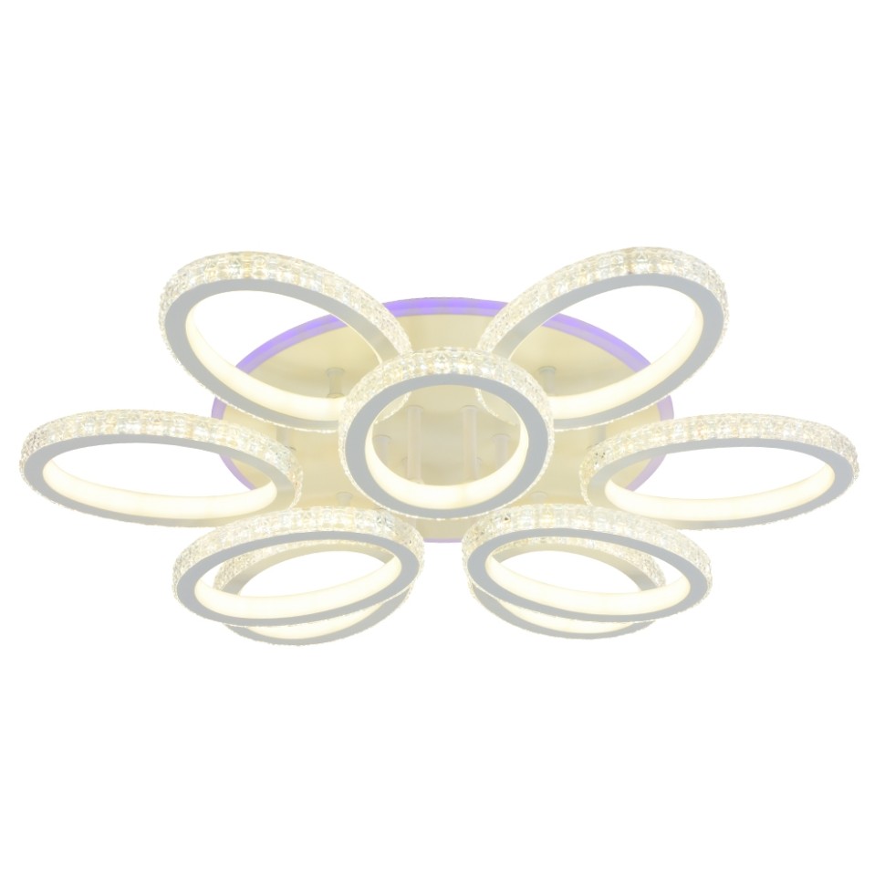 Светодиодная диммируемая люстра с ПДУ Profit Light 8033/6+3 WHT