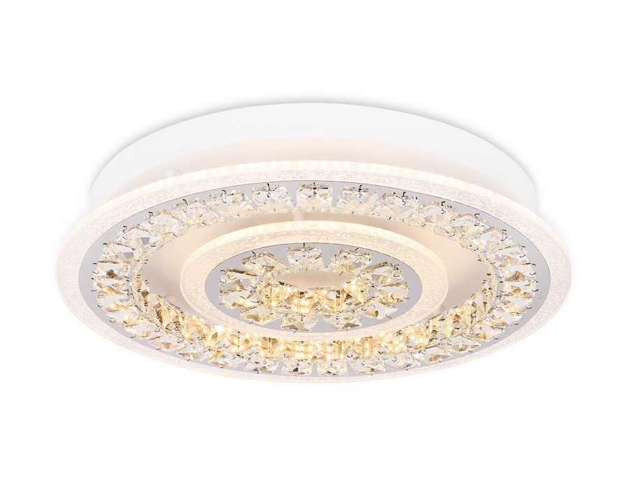 Потолочная светодиодная люстра с ПДУ Ambrella light Ice FA154
