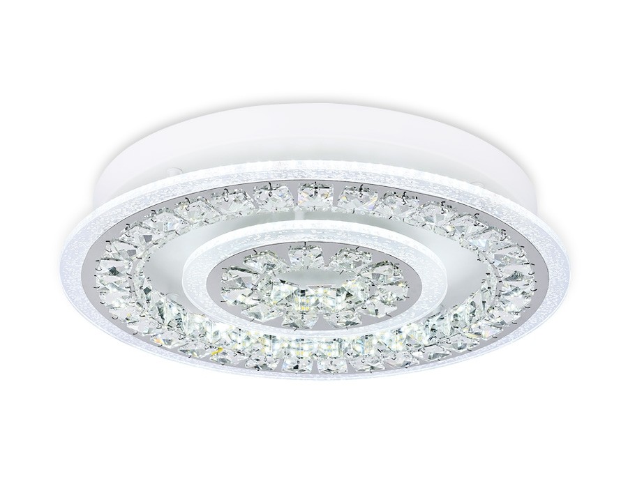 Потолочная светодиодная люстра с ПДУ Ambrella light Ice FA154