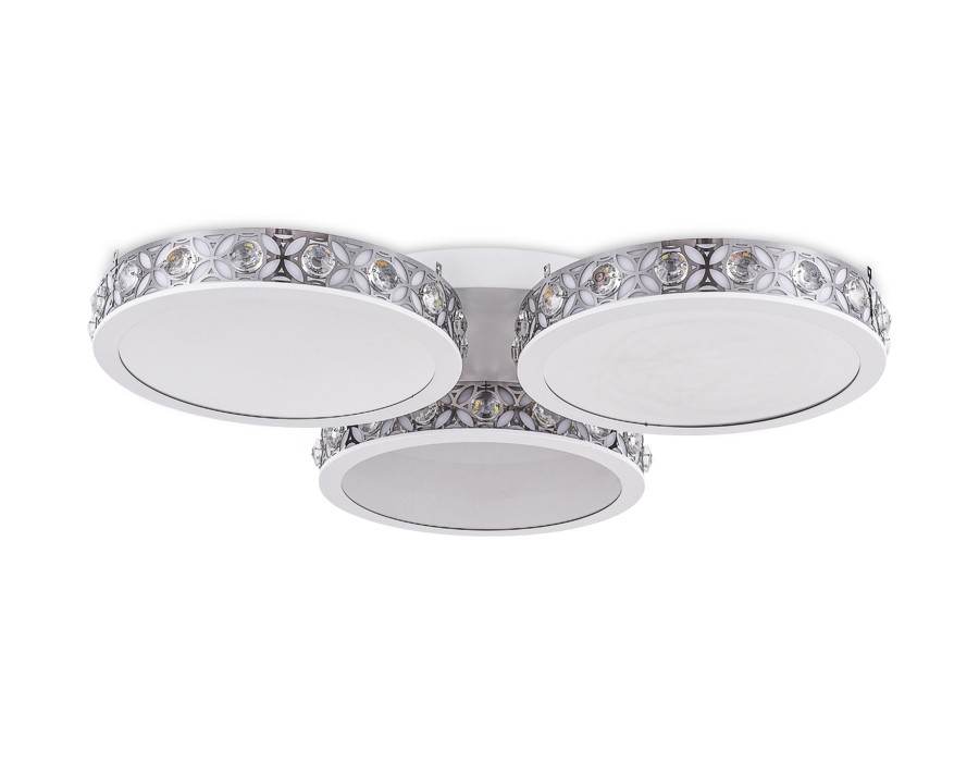 Потолочная светодиодная люстра с пультом д/у Ambrella light Acrylica FA9445