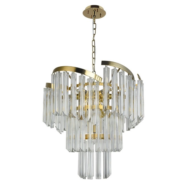 Люстра подвесная Lumien Hall GARLENDA LH0042/10P-GDCG