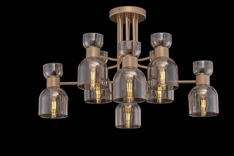Люстра на штанге Freya Isla FR5094PL-08G