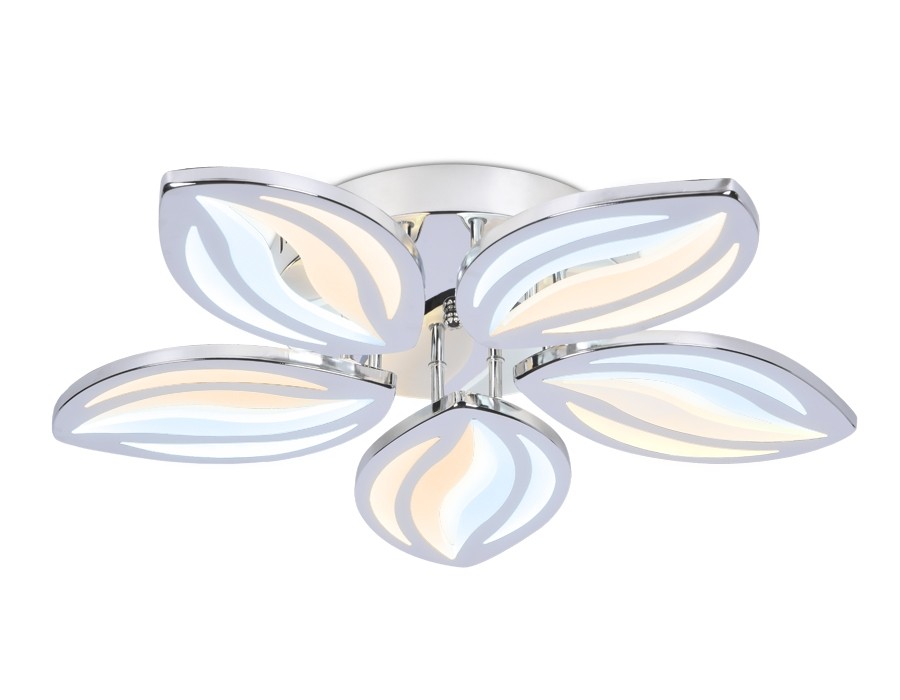 Потолочная светодиодная люстра с пультом д/у Ambrella light Acrylica FA466