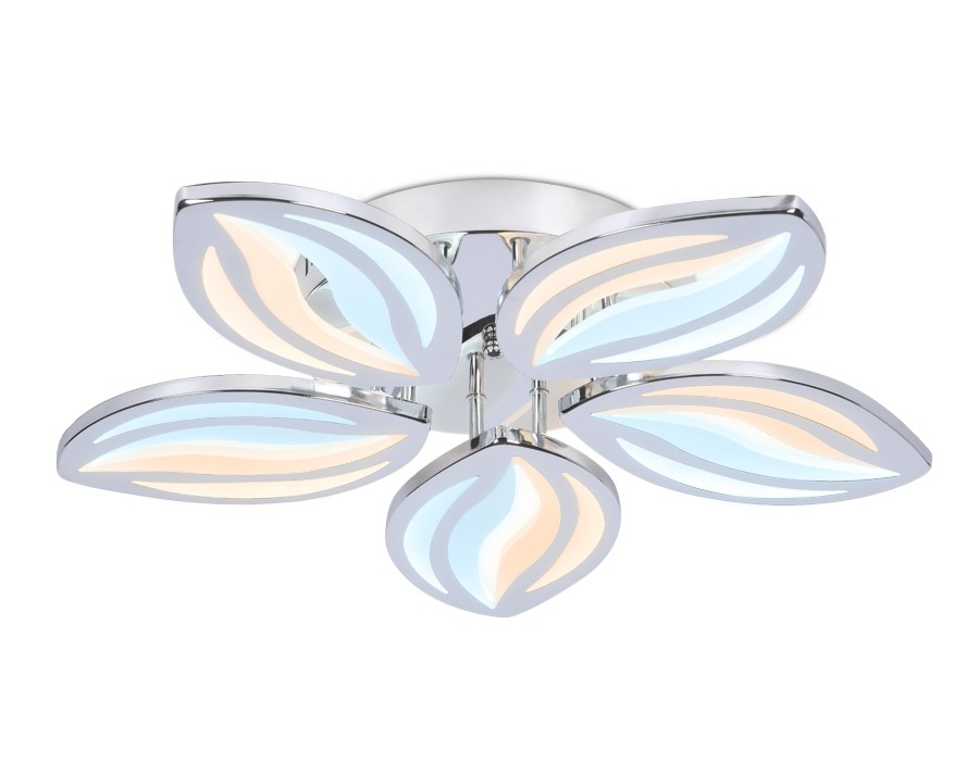 Потолочная светодиодная люстра с пультом д/у Ambrella light Acrylica FA466