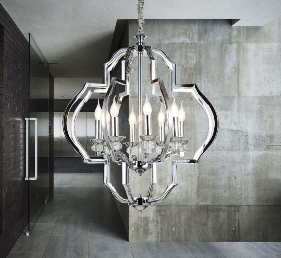 LDP 17078-8 CHR Подвесная люстра Lumina Deco Cesaro