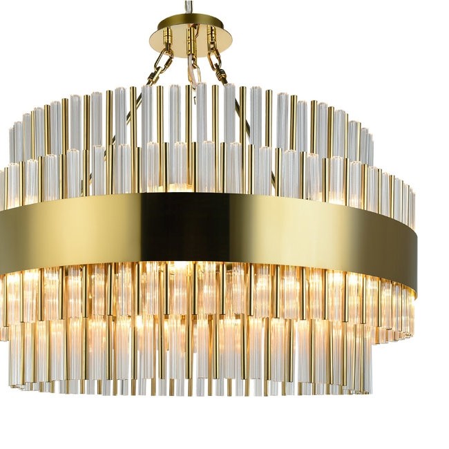 Люстра подвесная Lumien Hall FLORIDIYA LH3054/18P-GDCG