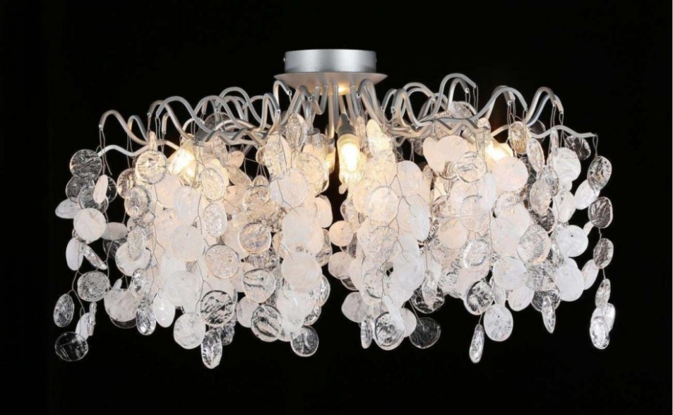 TENERIFE PL8 SILVER Потолочная люстра CRYSTAL LUX TENERIFE