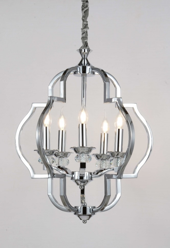 LDP 17078-5 CHR Подвесная люстра Lumina Deco Cesaro