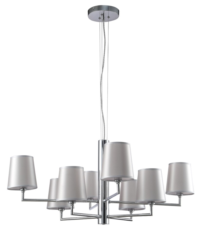 Подвесная люстра Crystal Lux Azul SP8 Chrome (0220/308)