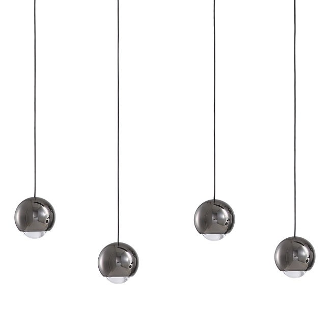 Подвесная светодиодная люстра Lumien Hall Danay LH8027/5P-BK-PBK