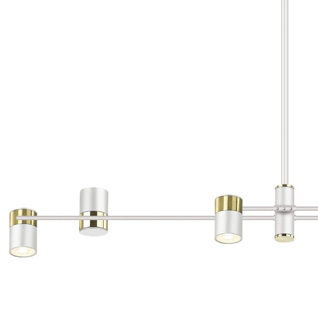 Люстра на штанге Lumien Hall Sauris LH8020/6P-WT-GD