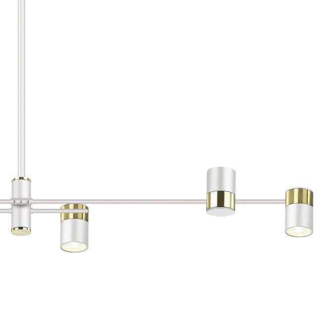 Люстра на штанге Lumien Hall Sauris LH8020/6P-WT-GD