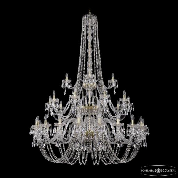 Люстра хрустальная 1402/20+10+5/530v/h-206/3d G Bohemia Ivele Crystal