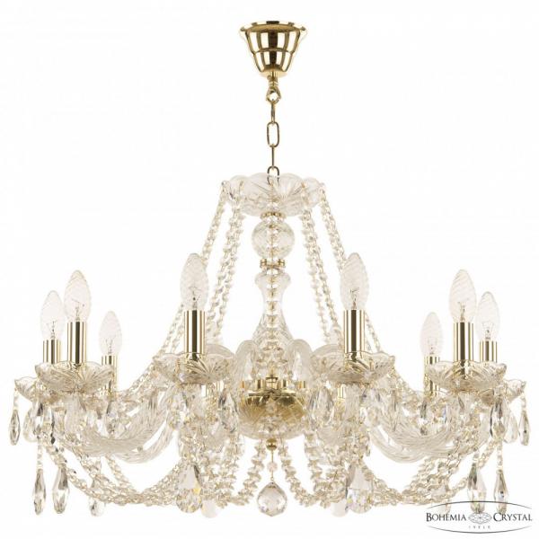 Люстра хрустальная 101/10/240 G Bohemia Ivele Crystal