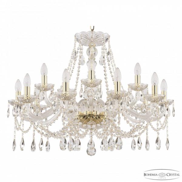 Люстра хрустальная 107/10+5/300 G Bohemia Ivele Crystal