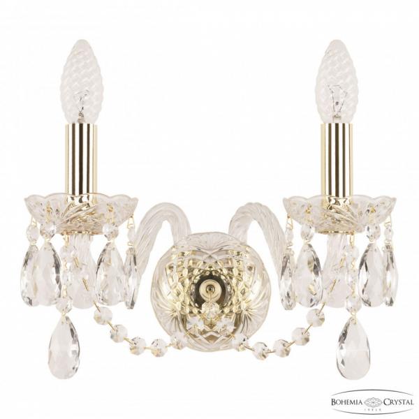Бра хрустальные 101B/2/141 G Bohemia Ivele Crystal