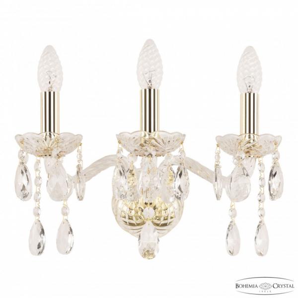 Бра хрустальные 107B/3/141 G Bohemia Ivele Crystal