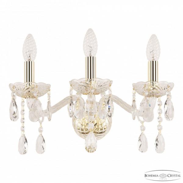 Бра хрустальные 107B/3/165 G Bohemia Ivele Crystal