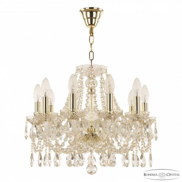 Люстра хрустальная 107/10/165 G Bohemia Ivele Crystal