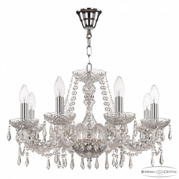 Люстра хрустальная 104/8/195 Ni Bohemia Ivele Crystal