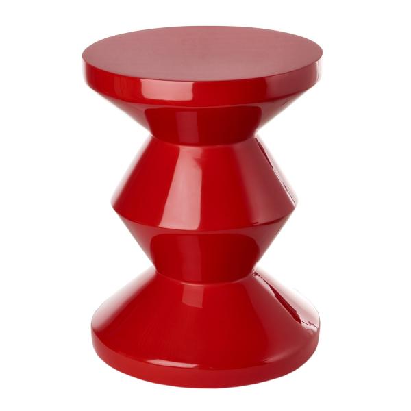 Приставной столик Pols Potten Zig Zag red