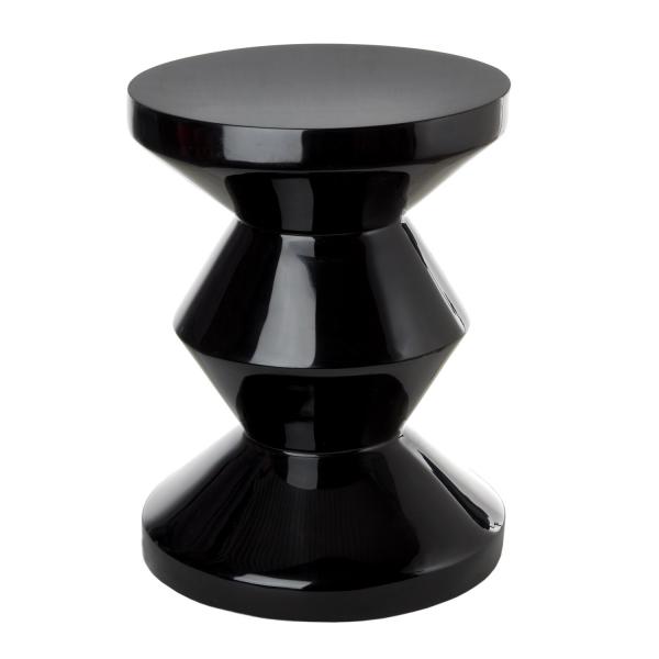 Приставной столик Pols Potten Zig Zag black