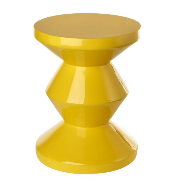 Приставной столик Pols Potten Zig Zag yellow