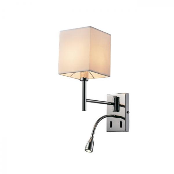 Бра с LED подсветкой Torno Lumien Hall LH1059/1W-NK-WT