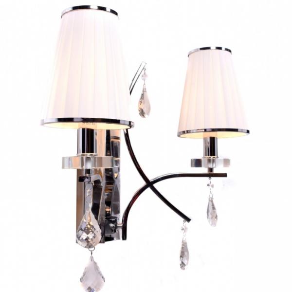 Бра Lumina Deco Glamour LDW 66247-2 WT+CHR