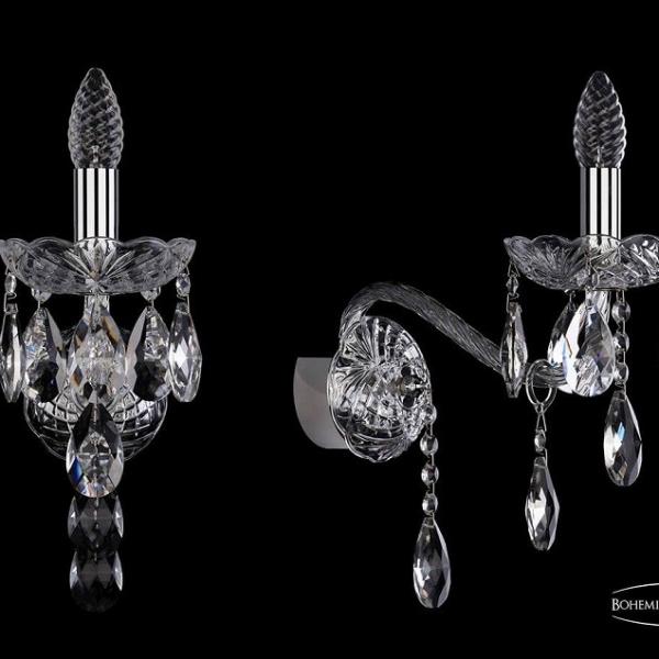 1415B/1/200/XL/Ni Бра Bohemia Ivele Crystal