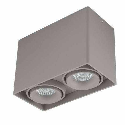 Dl18611/02WW-SQ Silver Grey Накладной точечный светильник Donolux
