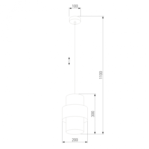 Подвесной светильник Calisto TK Lighting 849 Calisto (a052353)