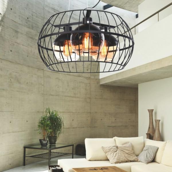 LDP 11765-3 BK Подвесная люстра Lumina Deco Optis