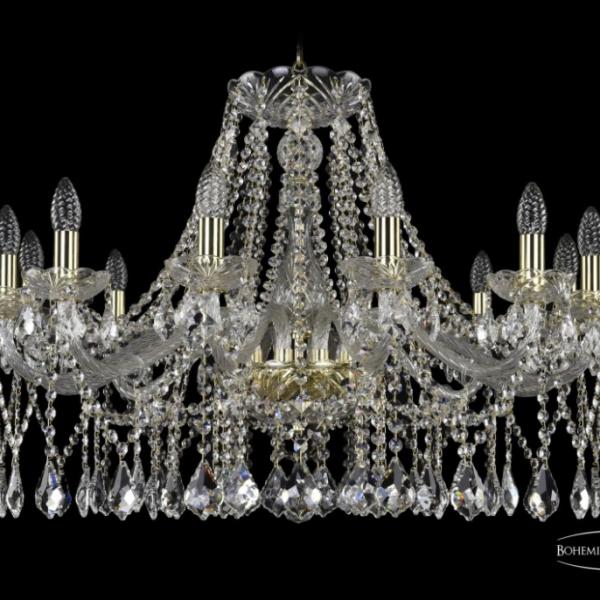 1413/12/300/G/Leafs Подвесная люстра Bohemia Ivele Crystal