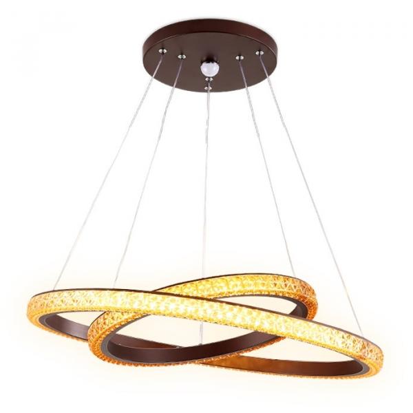 Подвесная светодиодная люстра с ПДУ Ambrella light Crystal FF11