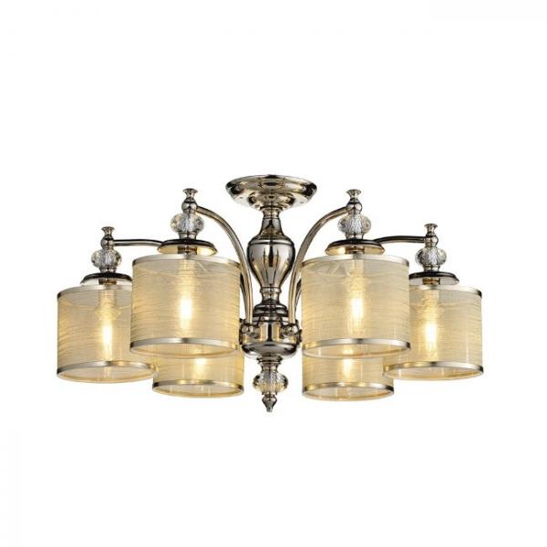 Люстра потолочная Lumien Hall Джилио LH1051/6C-NK-GZ