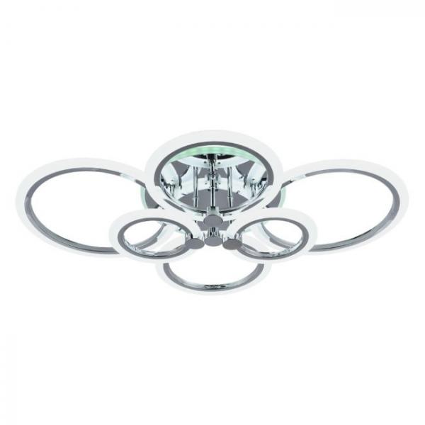 Светодиодная диммируемая люстра с пультом ДУ Seven Fires Leyni SF5006/7C-CR-RGB