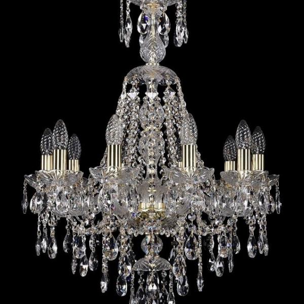 1415/10/200/XL-76/G Подвесная люстра Bohemia Ivele Crystal