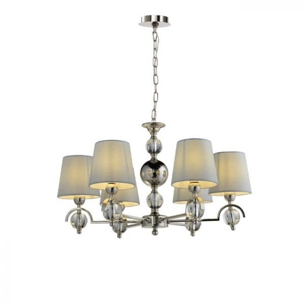Подвесная люстра Lumien Hall Amelia LH1037/6P-NK-WT