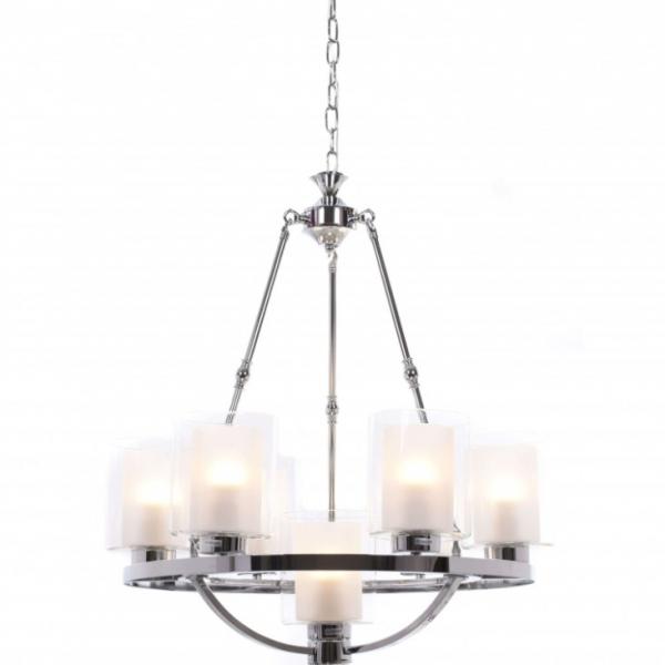 Подвесная люстра Lumina Deco Santini LDP 1220-7 CHR+WT