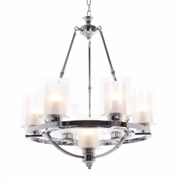 Подвесная люстра Lumina Deco Santini LDP 1220-7 CHR+WT